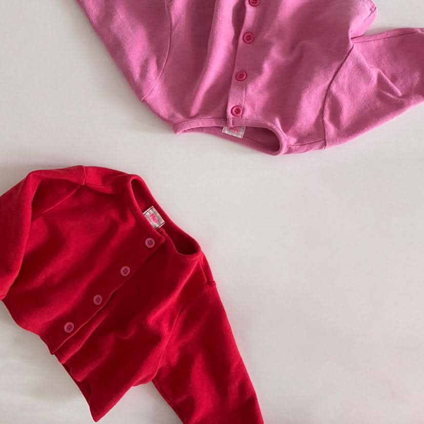 Toddler S25 Soft Long Sleeve Cropped Cardigan (1-6y) - 2 Colors