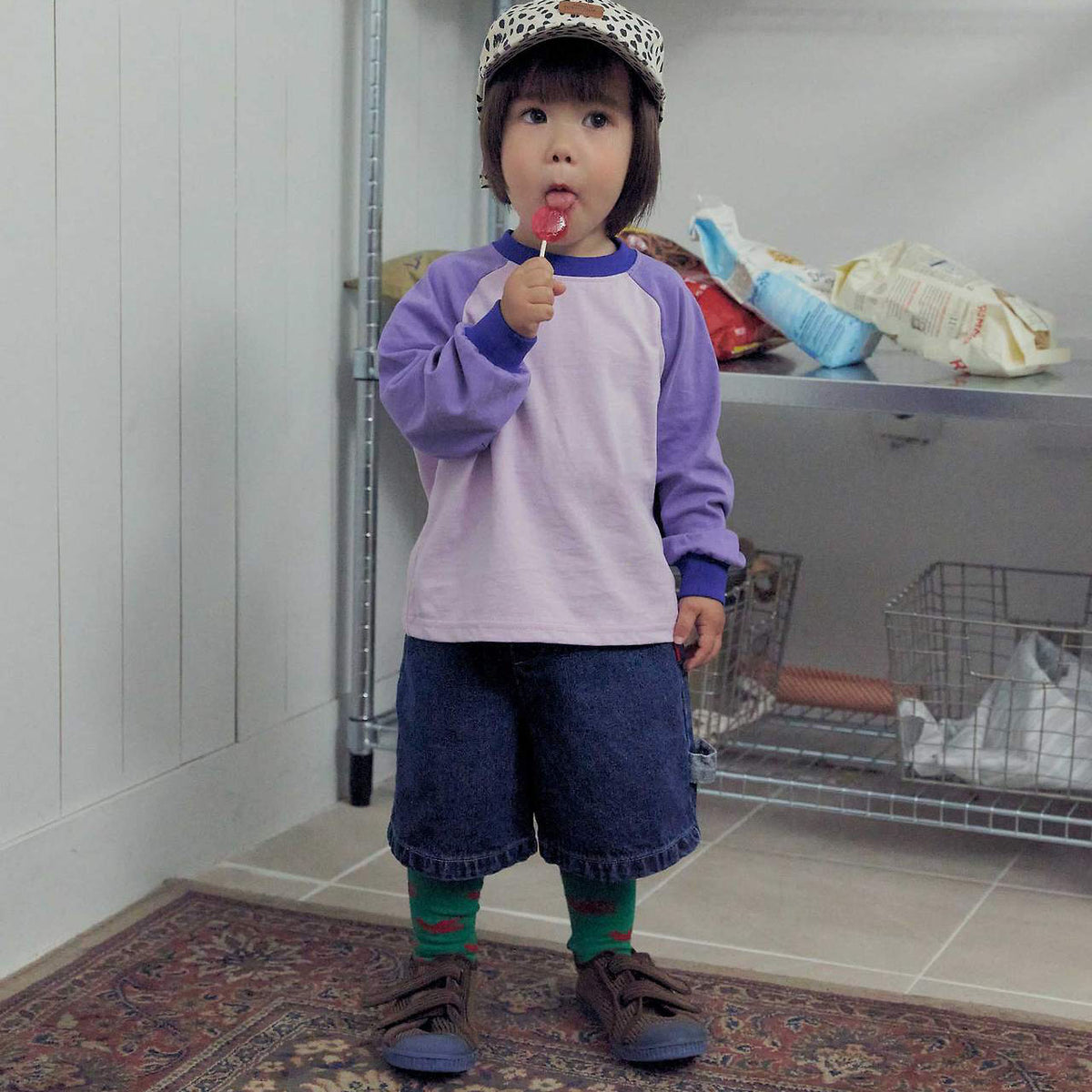 Toddler Colorblock Raglan Long Sleeve Top (2-7y) - 2 Colors