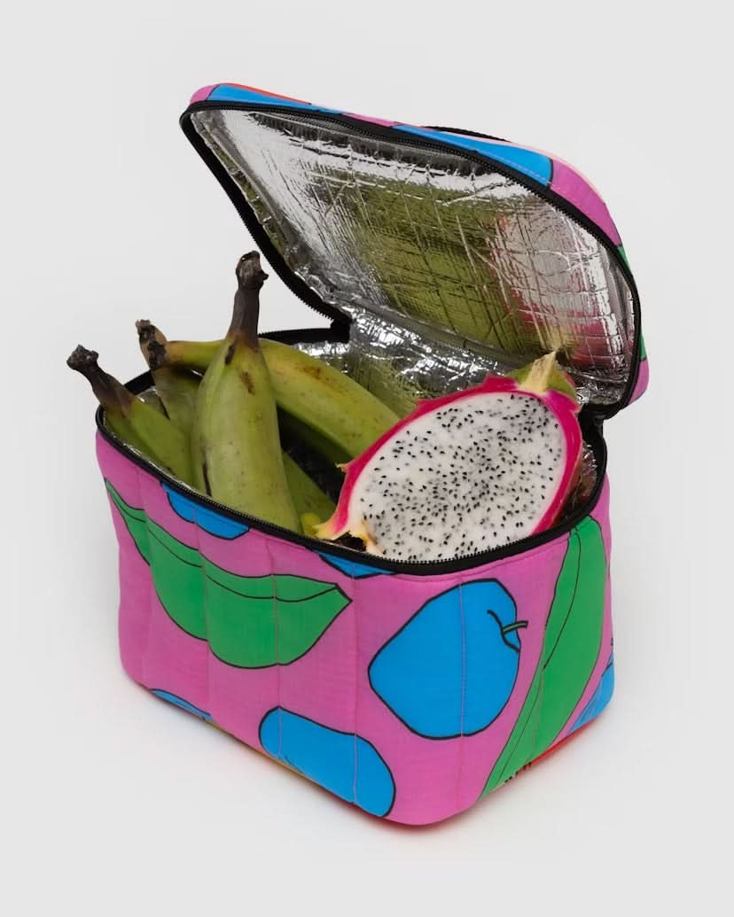 Baggu Puffy Lunch Bag - Apples & Bananas Mix - AT NOON STORE