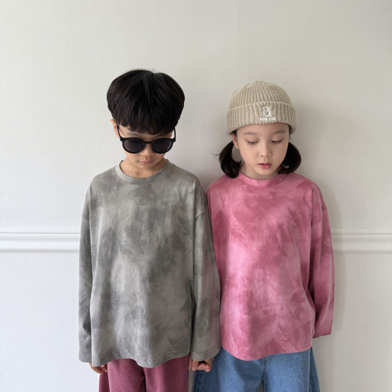 Kids F25 Tie-Dye Long Sleeve Top (2-7y) - 2 Colors - AT NOON STORE