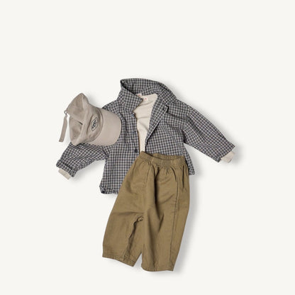 Toddler F25 Textured Pull-on Pants (2-8y) - 3 Colors - AT NOON STORE