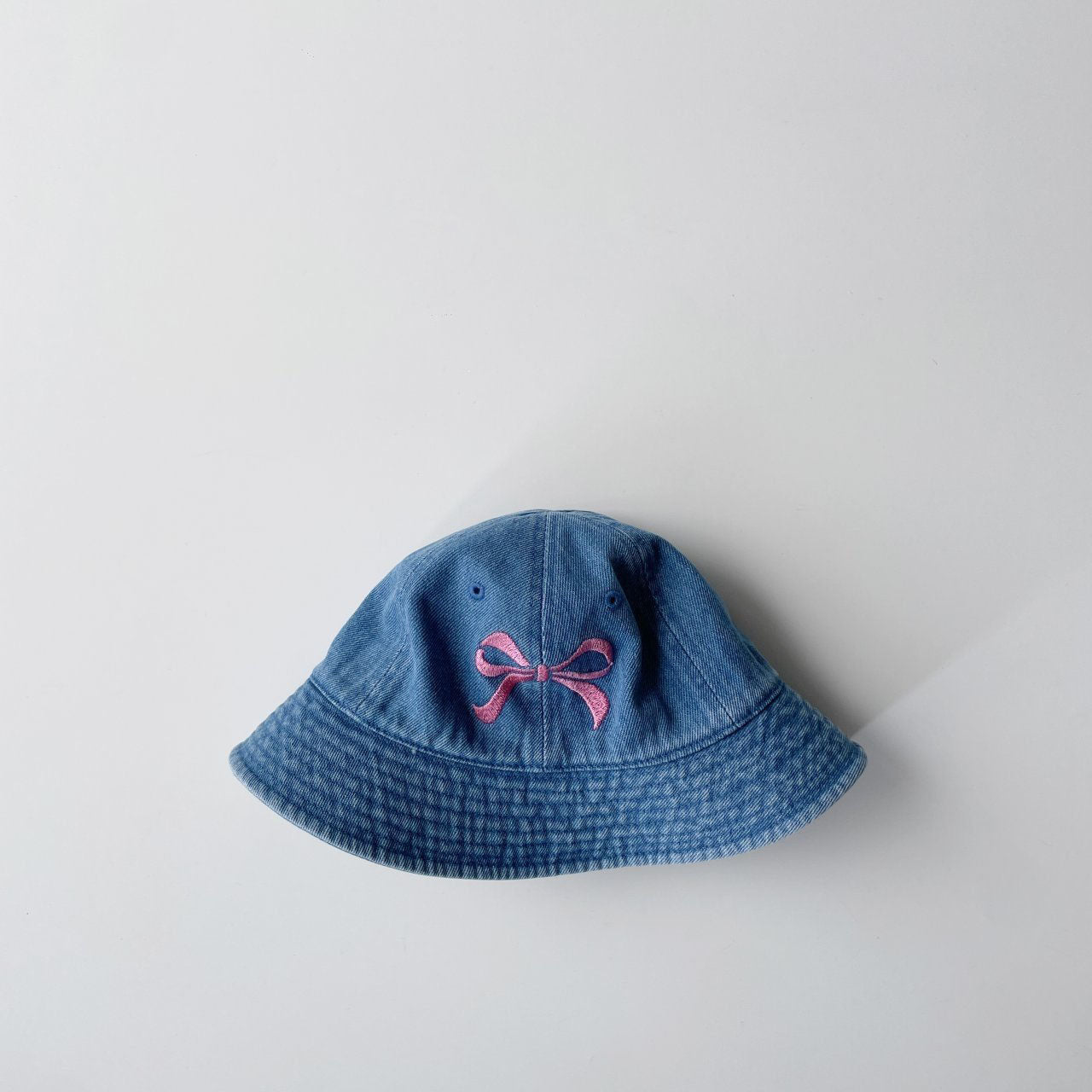 Toddler Bow Embroidery Bucket Hat (3-7y) - 5 Colors - AT NOON STORE