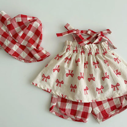 Baby/Toddler Aosta SS25 Tie Shoulder Flare Top (3m-5y)- 2 Colors - AT NOON STORE