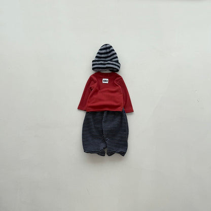 Toddler FW26 Winter Ribbed Long Sleeve Top (4m-6y) - 4 Colors