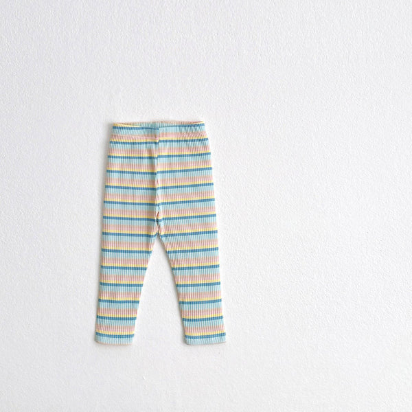Toddler Muticolor Stripe Leggings (1-6y) - 2 Colors