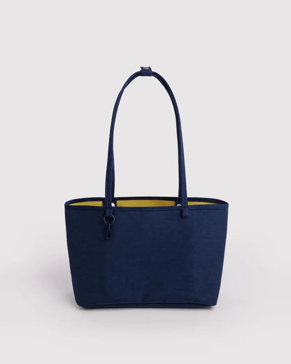 BAGGU Medium Nylon Reversible Tote - Navy Mix