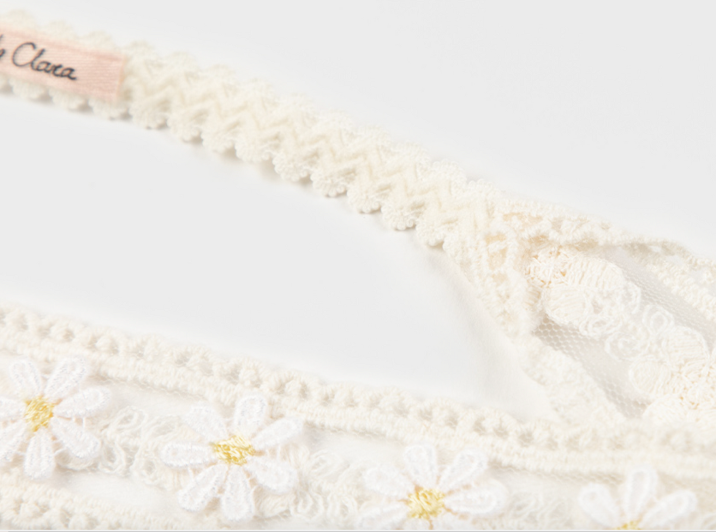 Baby Daisy Mesh Lace Headband (3-18m)