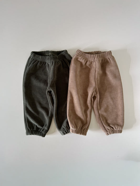 Kids W25 Corduroy Jogger Pants (1-6y) - 2 Colors