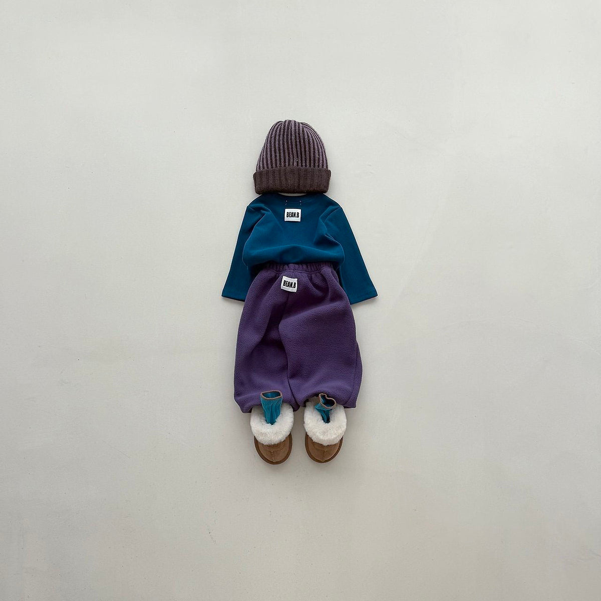 Toddler FW26 Winter Ribbed Long Sleeve Top (4m-6y) - 4 Colors