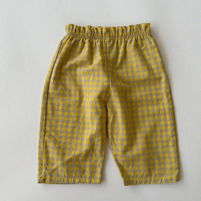 Baby/Toddler Aosta F26 Gingham Pull-on Pants (3m-5y) - 4 Colors
