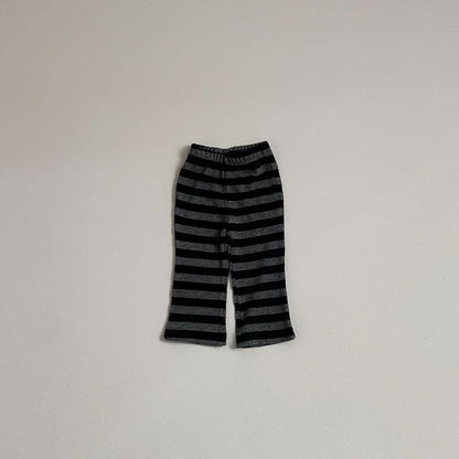 Toddler S25 Stripe Ribbed Flare Pants (10m-4y) - 2 Colors - AT NOON STORE