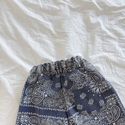 Kids SP26 Paisley Print Pull-on Pants (2-7y) - 2 Colors - AT NOON STORE