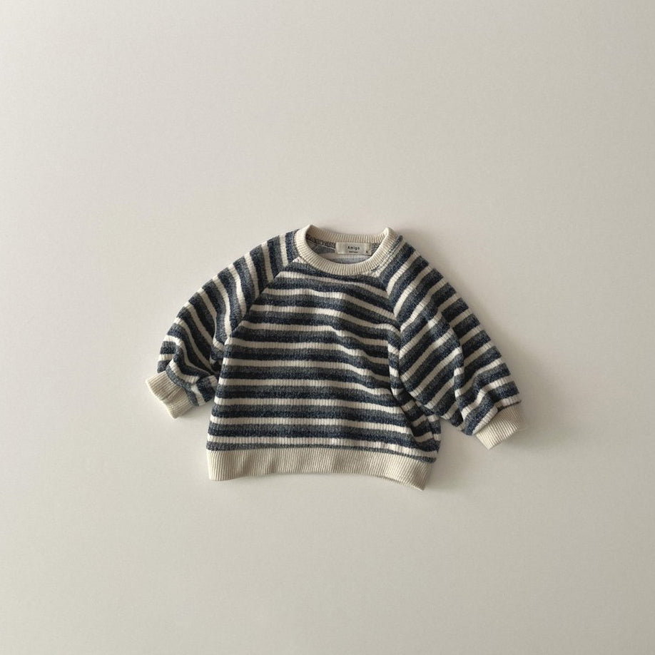 Toddler W25 Stripe Ribbed Knit Sweatshirt (1-6y) - 2 Colors
