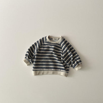 Toddler W25 Stripe Ribbed Knit Sweatshirt (1-6y) - 2 Colors