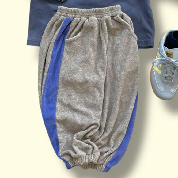 Toddler SP26 Terry Cloth Colorblock Jogger Pants (3-7y) - 2 Colors - AT NOON STORE