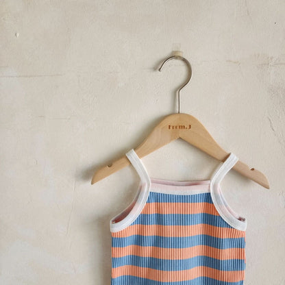 Baby Stripe Spaghetti Strap Jumpsuit (3-18m)- 2 Colors - AT NOON STORE