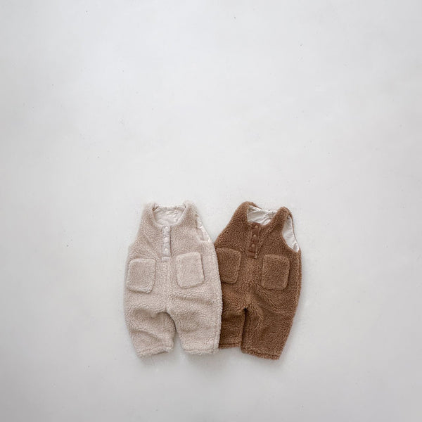 Toddler Anggo Sherpa Overalls (1-6y) - 2 Colors