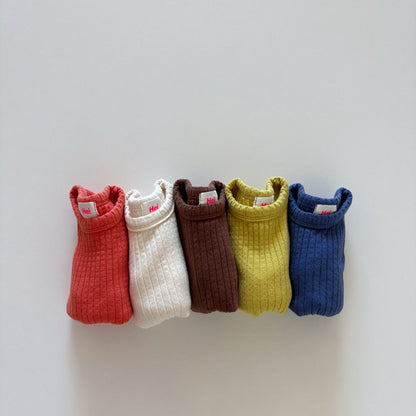 Toddler F26 Textured Long Sleeve Top (1-6y) - 5 Colors