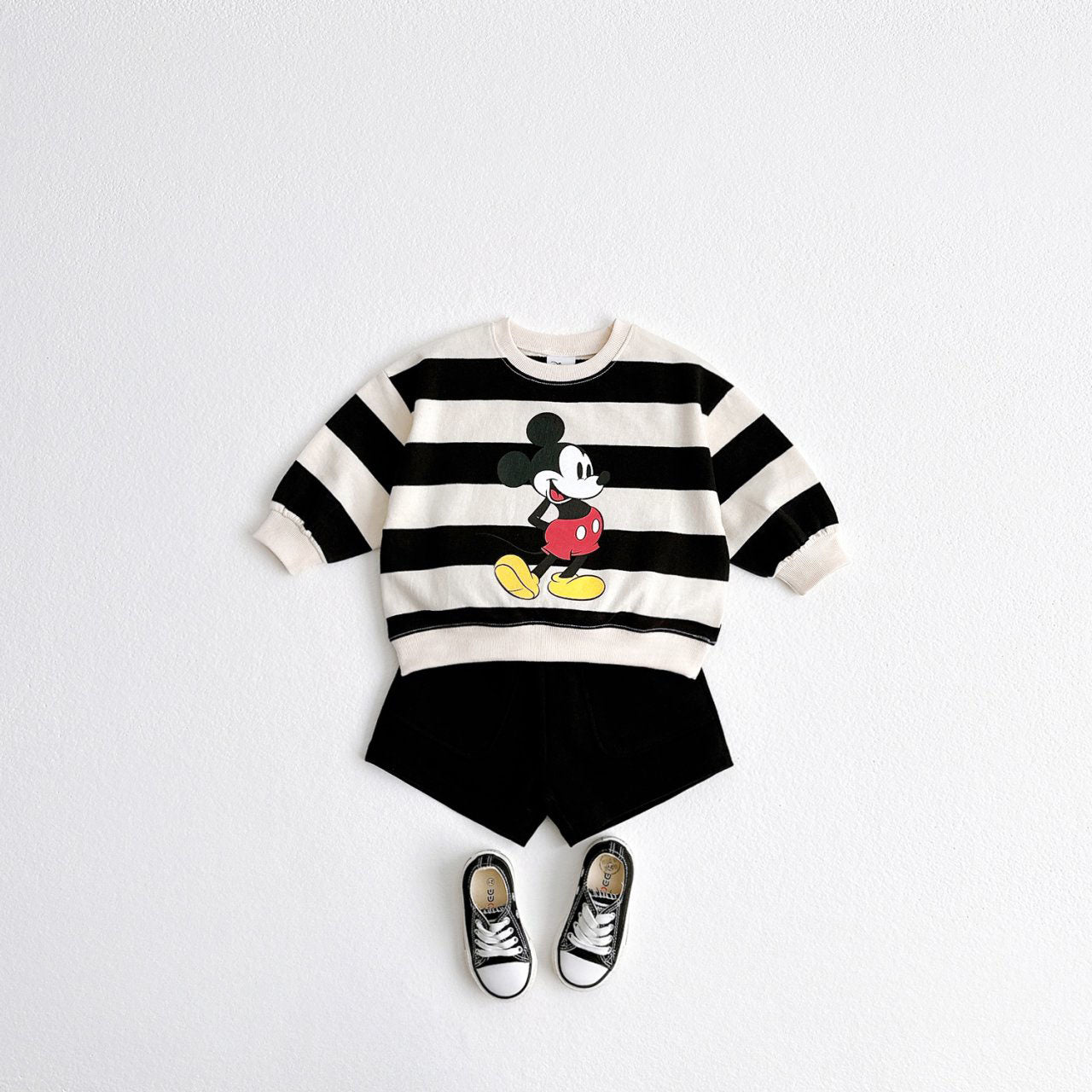 Toddler Disney Mickey Mouse Stripe Sweatshirt (1-6y) - 3 Colors - AT NOON STORE