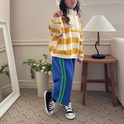 Toddler W25 Side Line Brushed-Cotton Pull-on Pants (1-6y) - 2 Colors