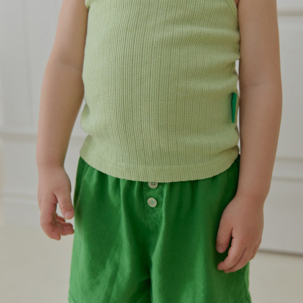 Toddler SS26 Pointelle Ribbed Tank Top (2-7y) - 2 Colors - AT NOON STORE