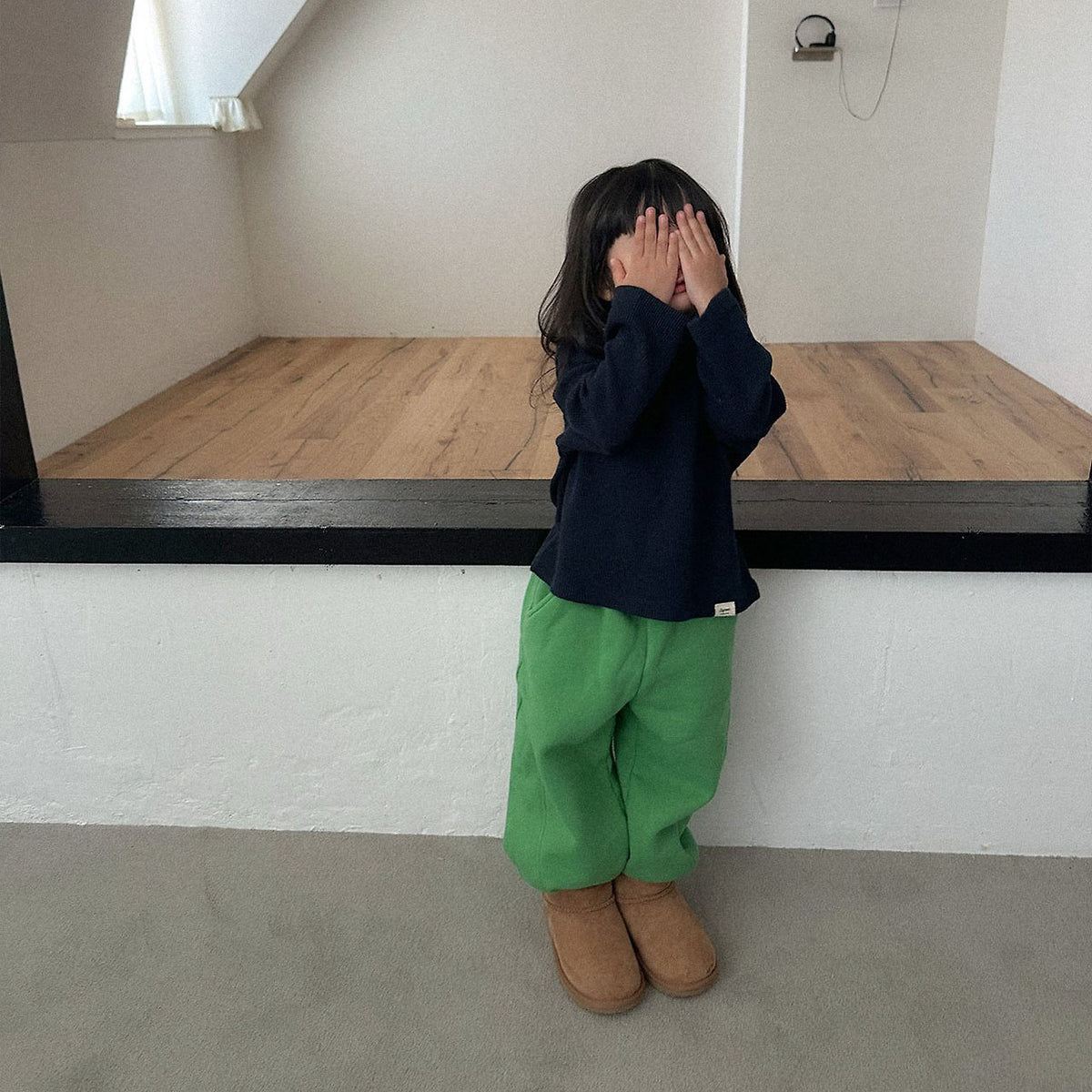Toddler FW26 Waffle Long Sleeve Top (2-9y) - 3 Colors
