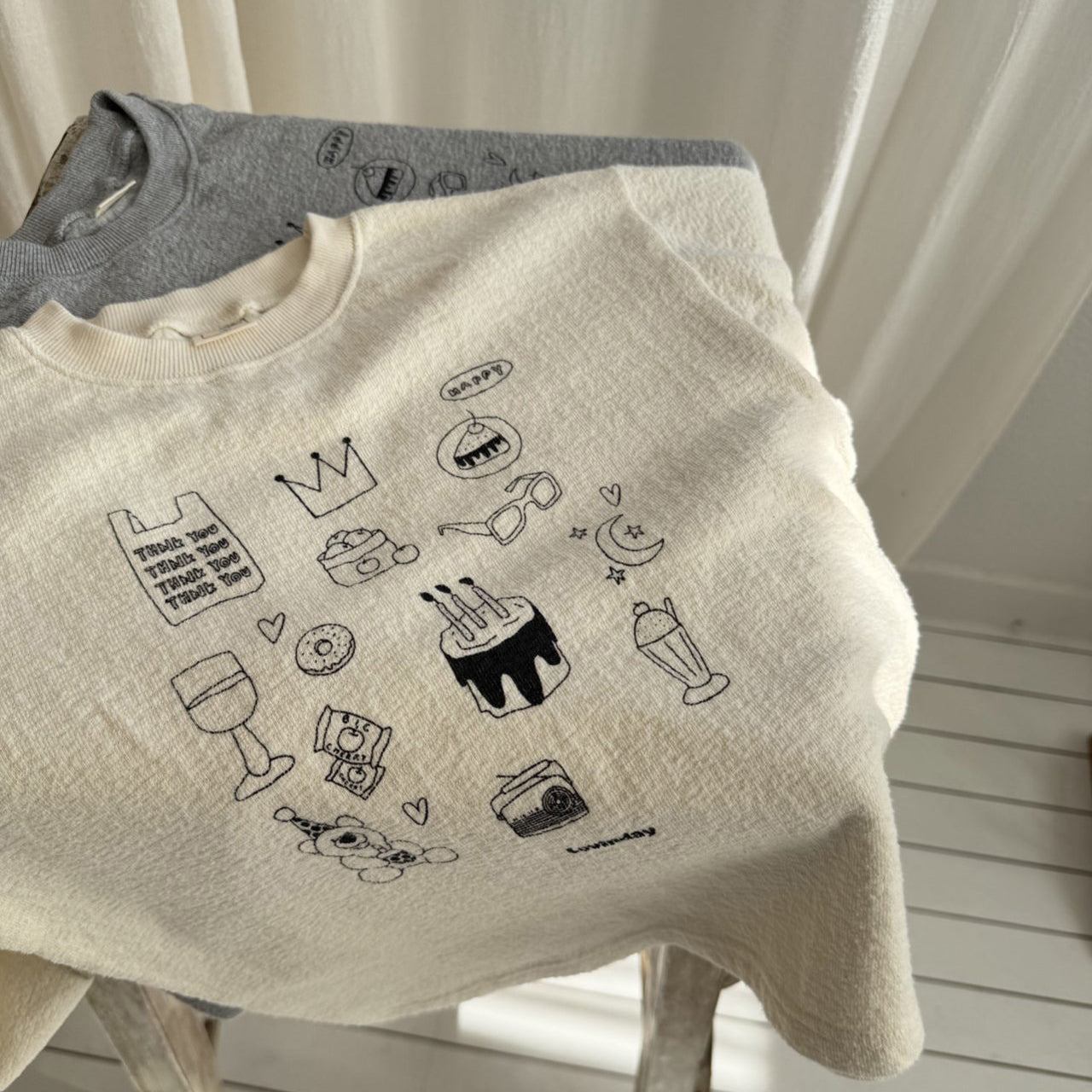 Toddler W25 Graphic Print Long Sleeve Top (1-7y) - 2 Colors