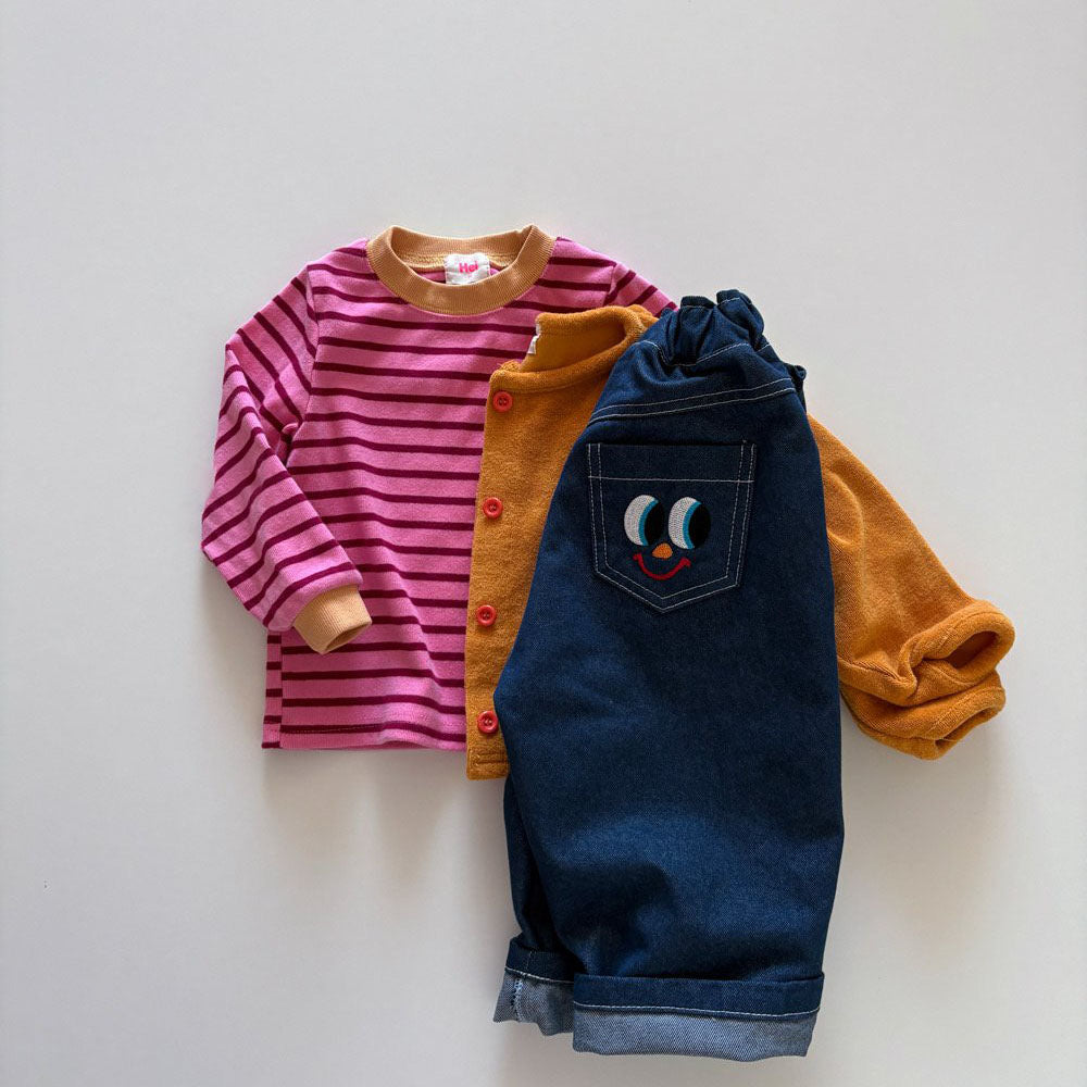 Toddler F26 Peekaboo Denim Pants (1-6y) - Blue