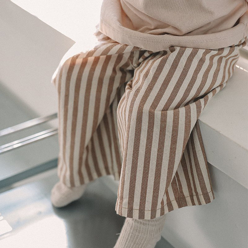 Toddler Mel SP26 Stripe Wide Pull-On Pants (1-8y) - 2 Colors - AT NOON STORE