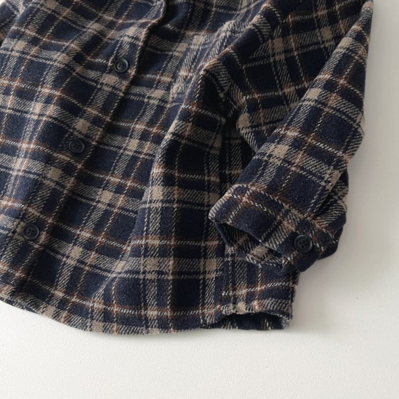 Toddler W24 Brushed Cotton Flannel Shirt (1-6y) - 2 Colors