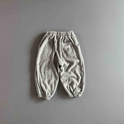 Toddler W25 Warm Terry Cloth Argyle Jogger Pants (3-7y) - 2 Colors