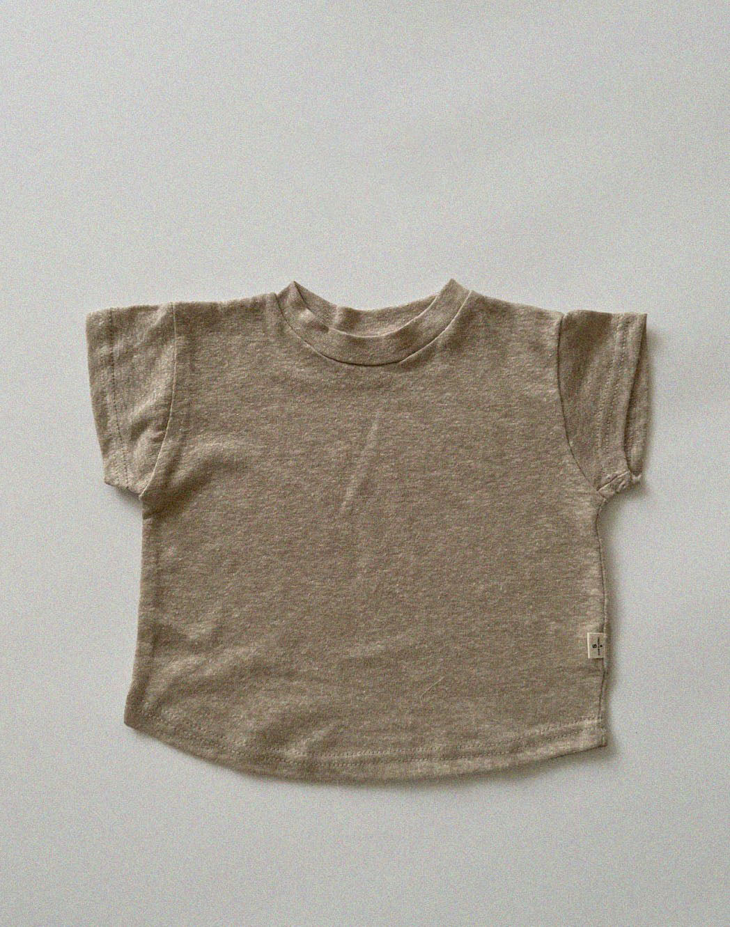 Baby/Toddler Aosta Linen Cotton Basic Tee (3m-5y)- 7 Colors - AT NOON STORE