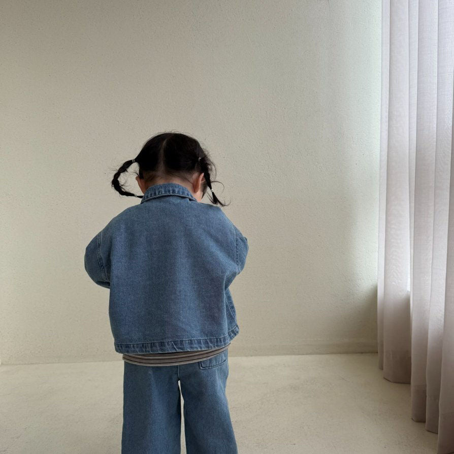 Baby/Toddler Bella F26 Denim Jacket (1-6y) - Blue
