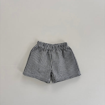 Baby Toddler Land SS25 Seersucker Gingham Shorts (4m-6y) - 4 Colors - AT NOON STORE