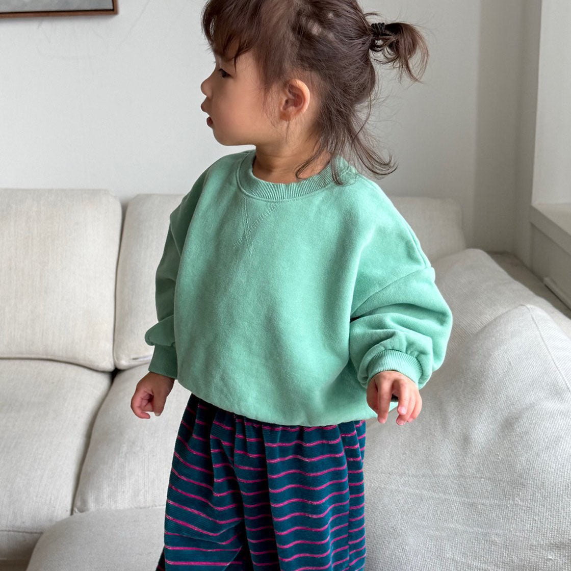 Kids W26 Warm Long Sleeve Sweatshirt (10m-10y) - 2 Colors