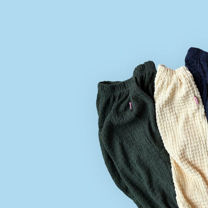 Toddler SS26 Textured Jogger Pants (1-7y) - 2 Colors - AT NOON STORE