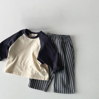 Toddler S25 Stripe Pull On Pants (1-6y) - 2 Colors - AT NOON STORE