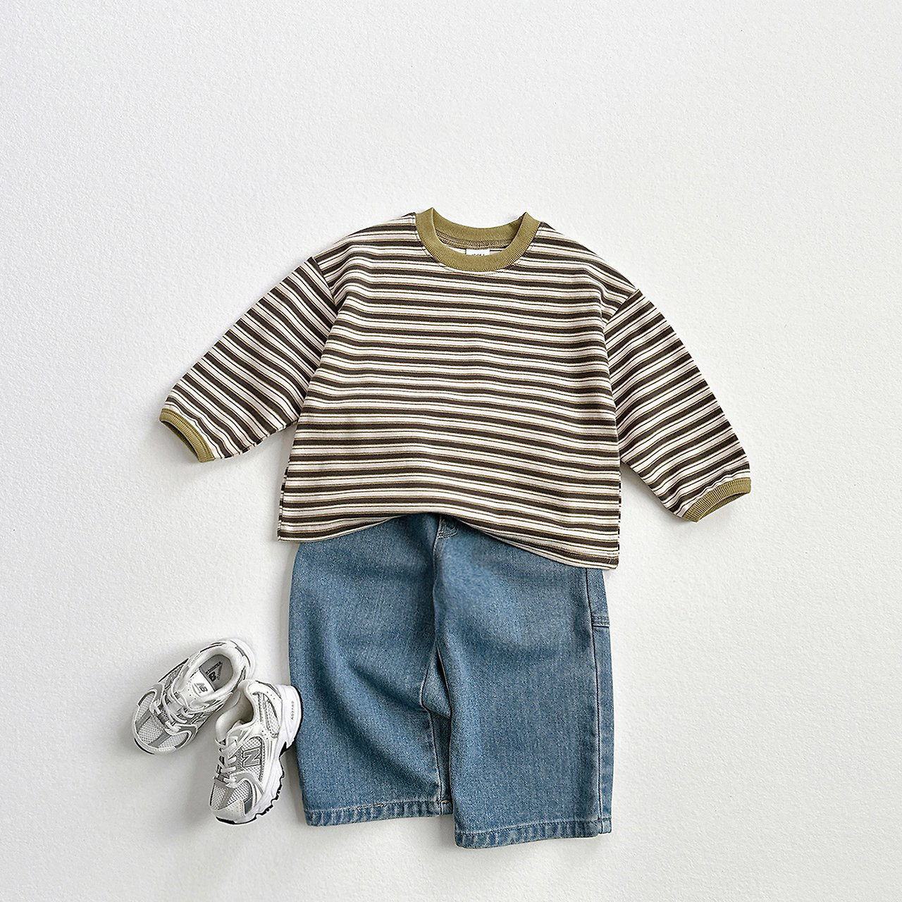 Toddler F26 Stitch Detail Denim Pants (2-9y) - 2 Colors