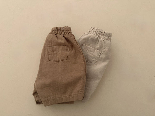 Baby Cotton Shorts (3-18m) -2 Colors
