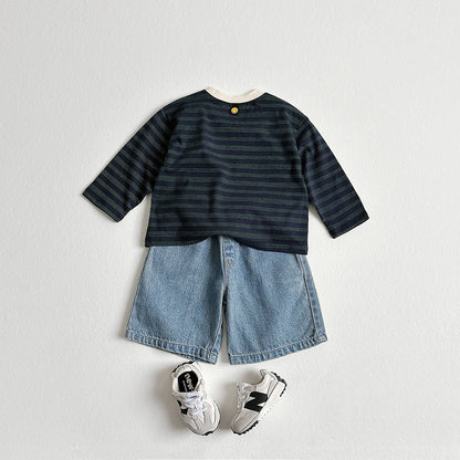Toddler F26 Stripe Long Sleeve Top (2-9y) - 3 Colors