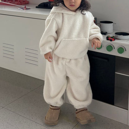 Toddler W25 Sherpa Hoodie and Jogger Pants Set (1-7y) - 2 Colors - AT NOON STORE