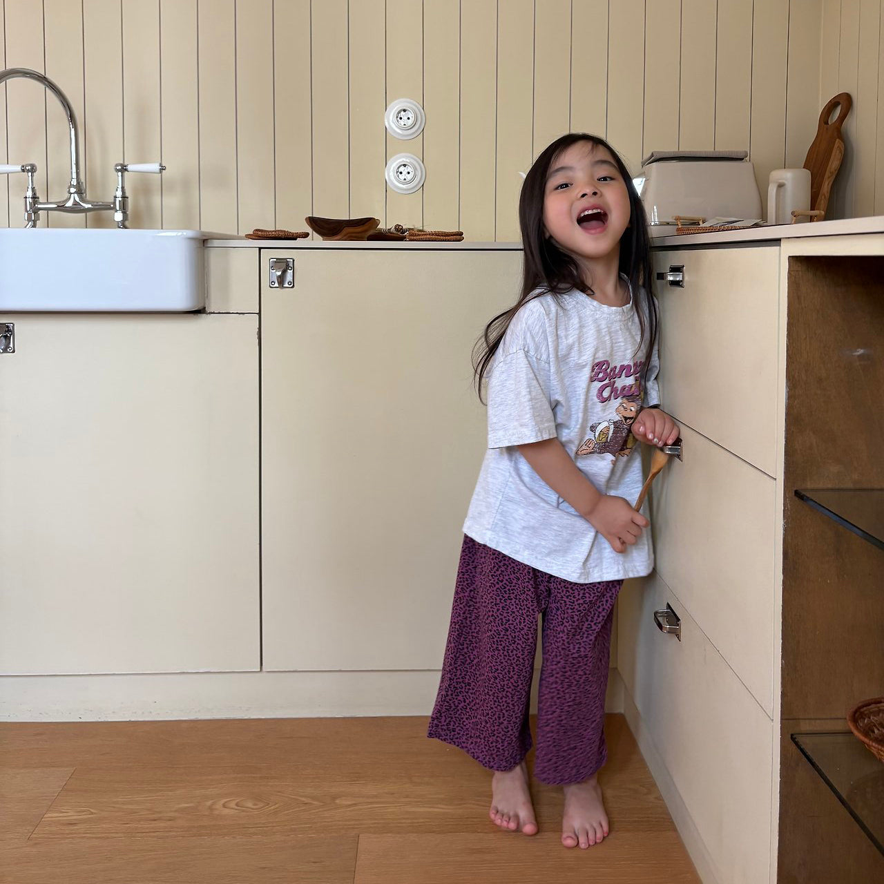 Toddler SS26 Leopard Pull-On Pants (1-7y) - 2 Colors - AT NOON STORE