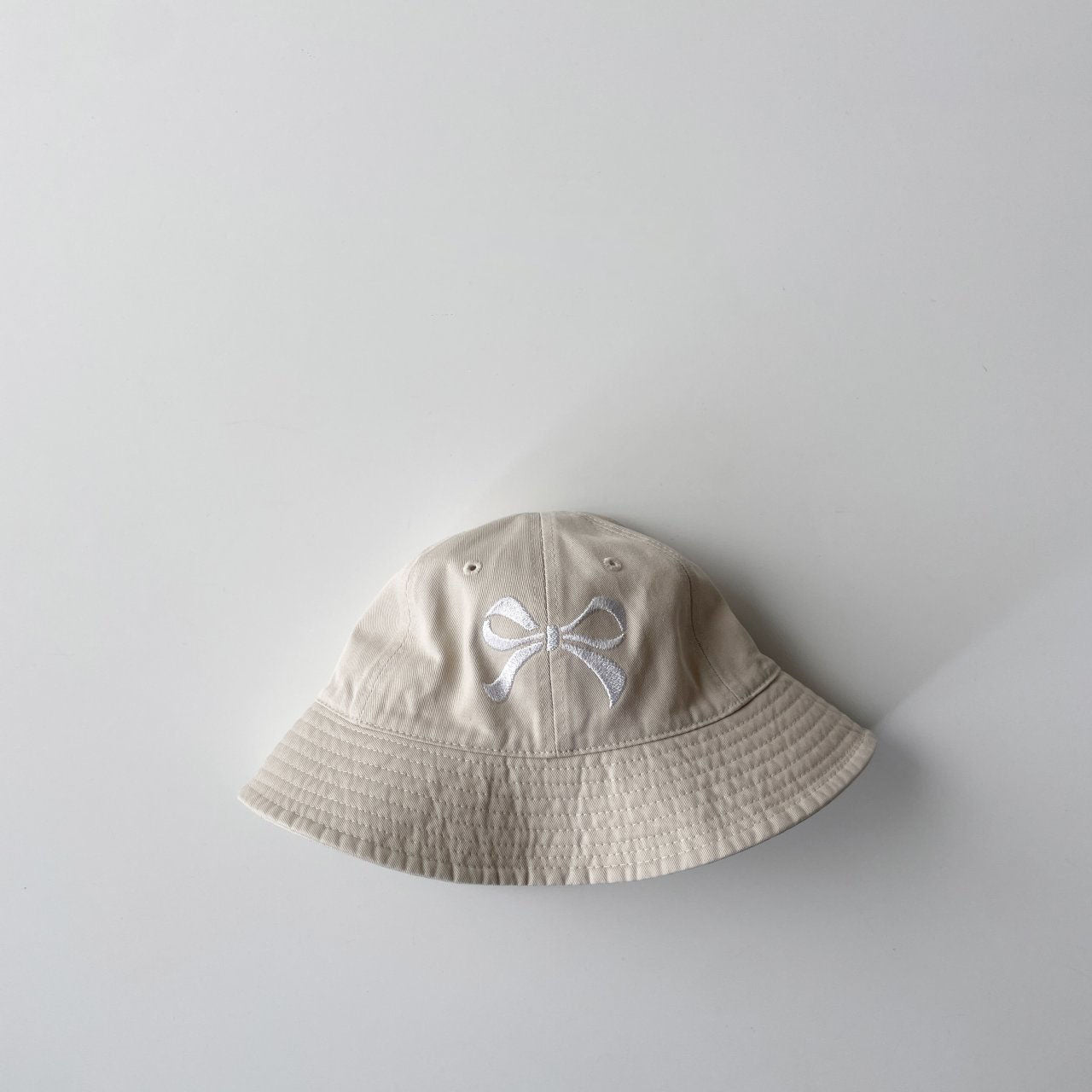 Toddler Bow Embroidery Bucket Hat (3-7y) - 5 Colors - AT NOON STORE