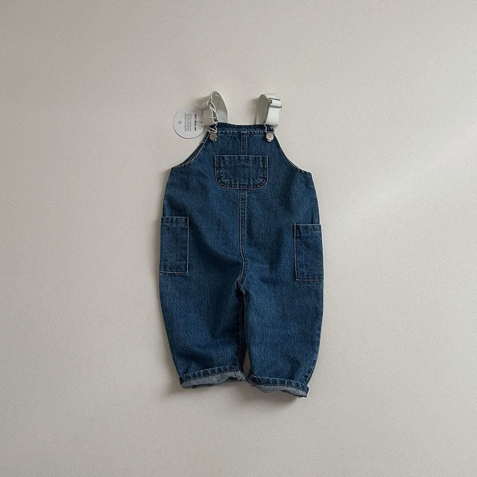 Toddler 3Pocket Denim Overalls (10m-4y) - 2 Colors - AT NOON STORE