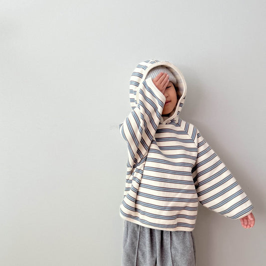 Kids W24 Comfy Loose Fit Hoodie (1-7y) - Stripe