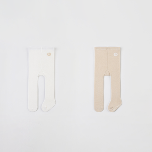 Baby Plain Tights (3m-4y) - 2 Colors - AT NOON STORE