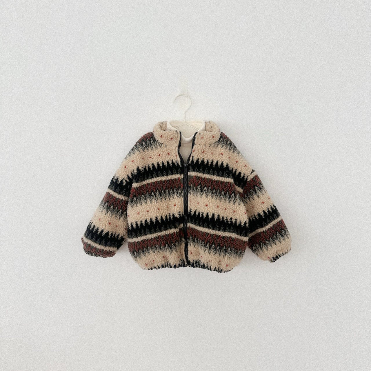 Toddler W25 Nordic Sherpa Mock Neck Zip Up Jacket (2-7y) - 2 Colors