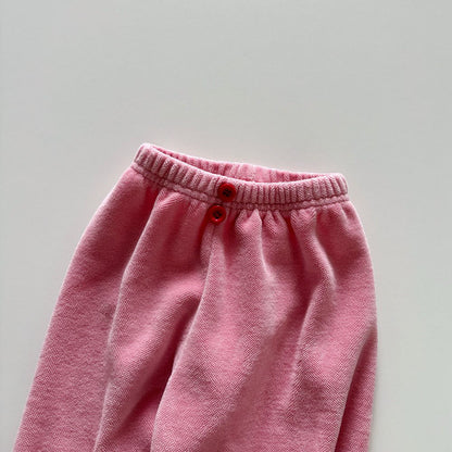 Toddler F26 Button Front Velour Jogger Pants  (1-6y) - 4 Colors