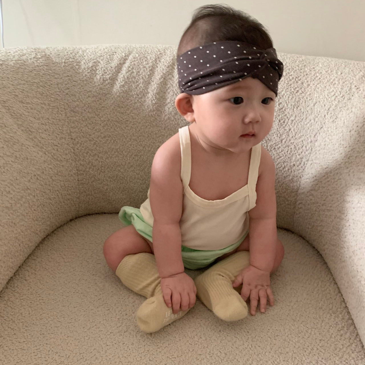 Baby Land SS26 Stretch Tank Top (4m-18m) - 2 Colors - AT NOON STORE