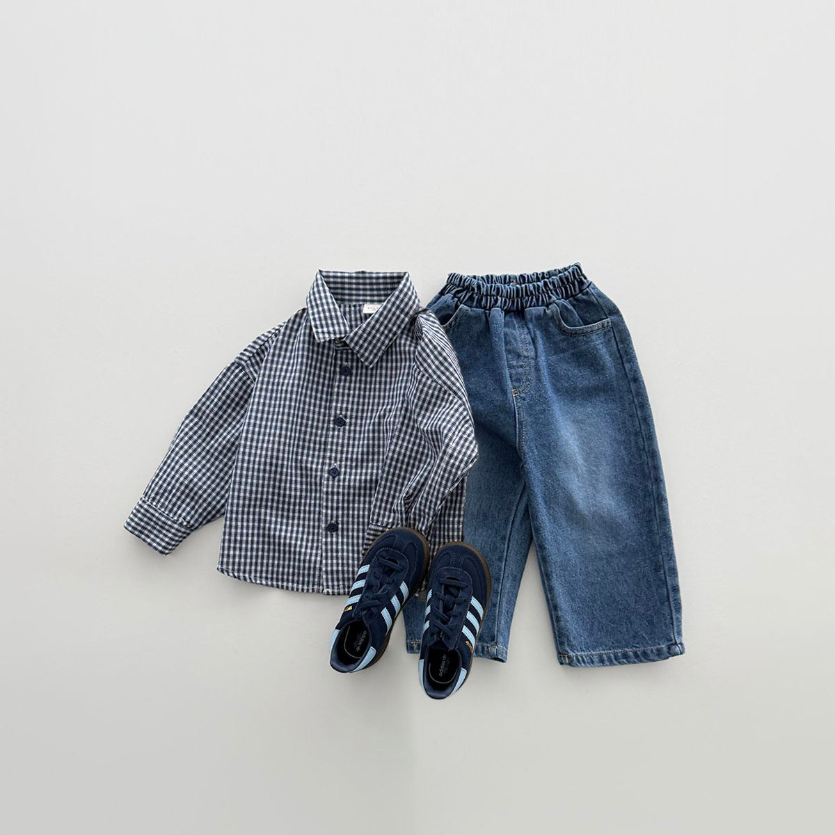 Toddler F26 Bonito Plaid Long Sleeve Shirt (6m-9y) - 2 Colors